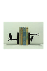 Decorative Metal Book Holder With Bird On Branch , Book Support Home Office Decoration - Swordslife