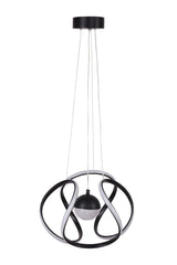 Bretzel Led Chandelier Black - Swordslife