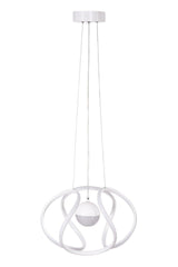 Bretzel Led Chandelier White - Swordslife