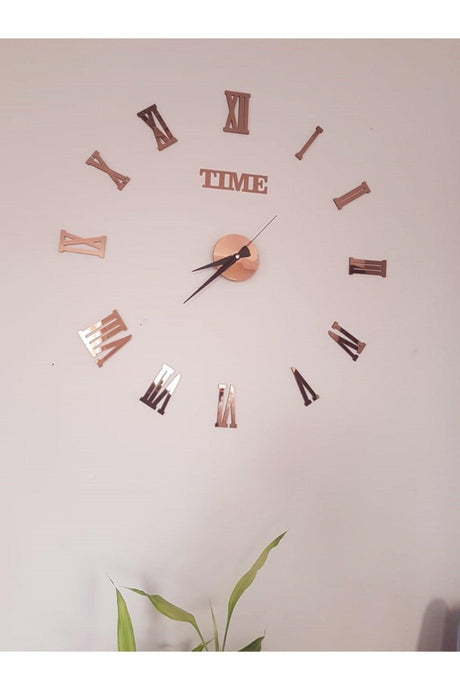 Bronze 3d Wall Clock Make A Difference In Our Store For The First Time In Turkey - Swordslife