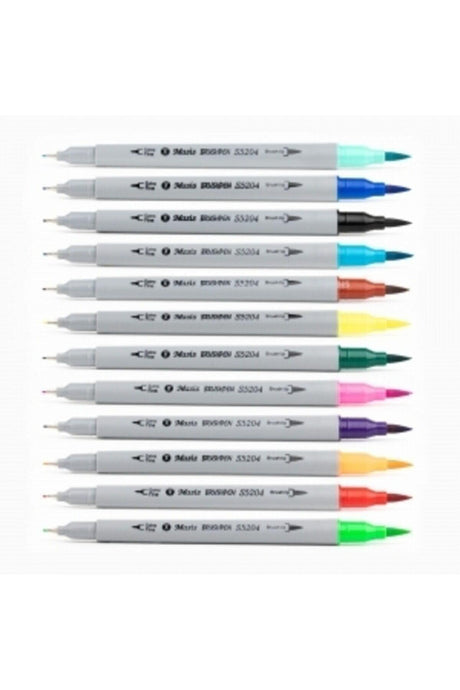 Brushpen And Fineliner 12 Pack