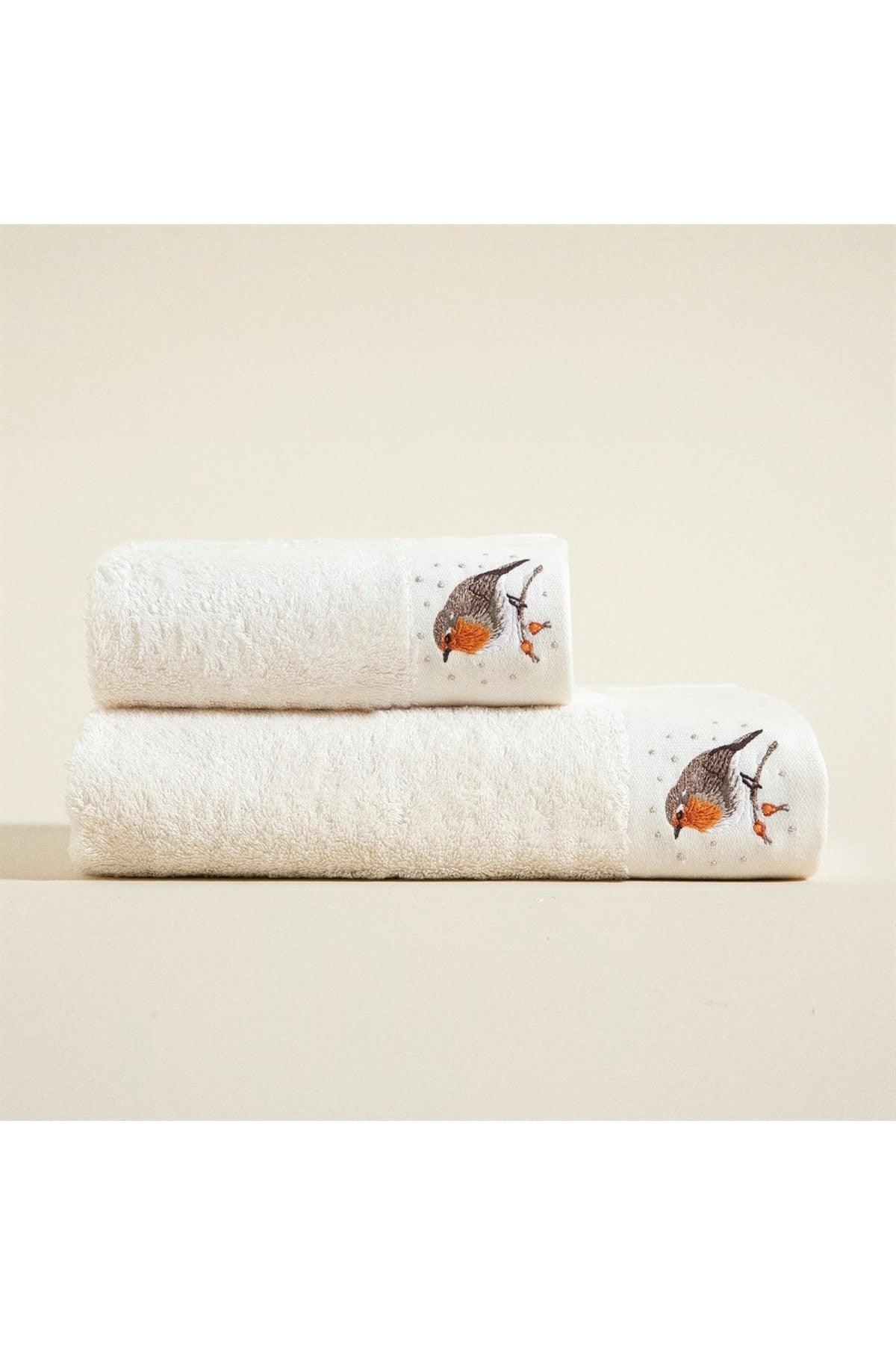 Brutta Face Towel 50x90 Cm Ecru