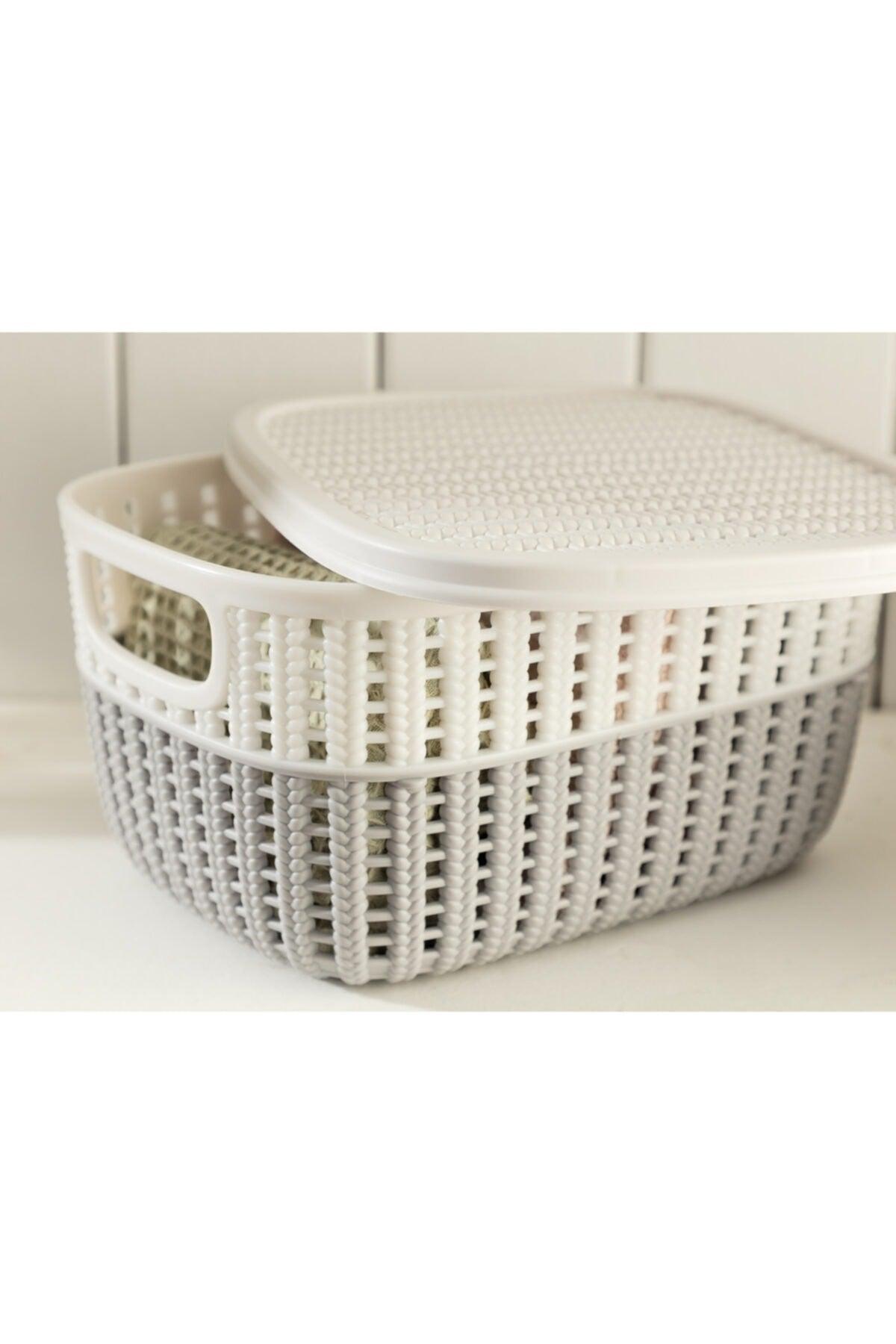 Buckley Lidded Basket 3 Lt.