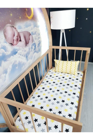 Colorful Star Pattern Elastic Sheet*pillow