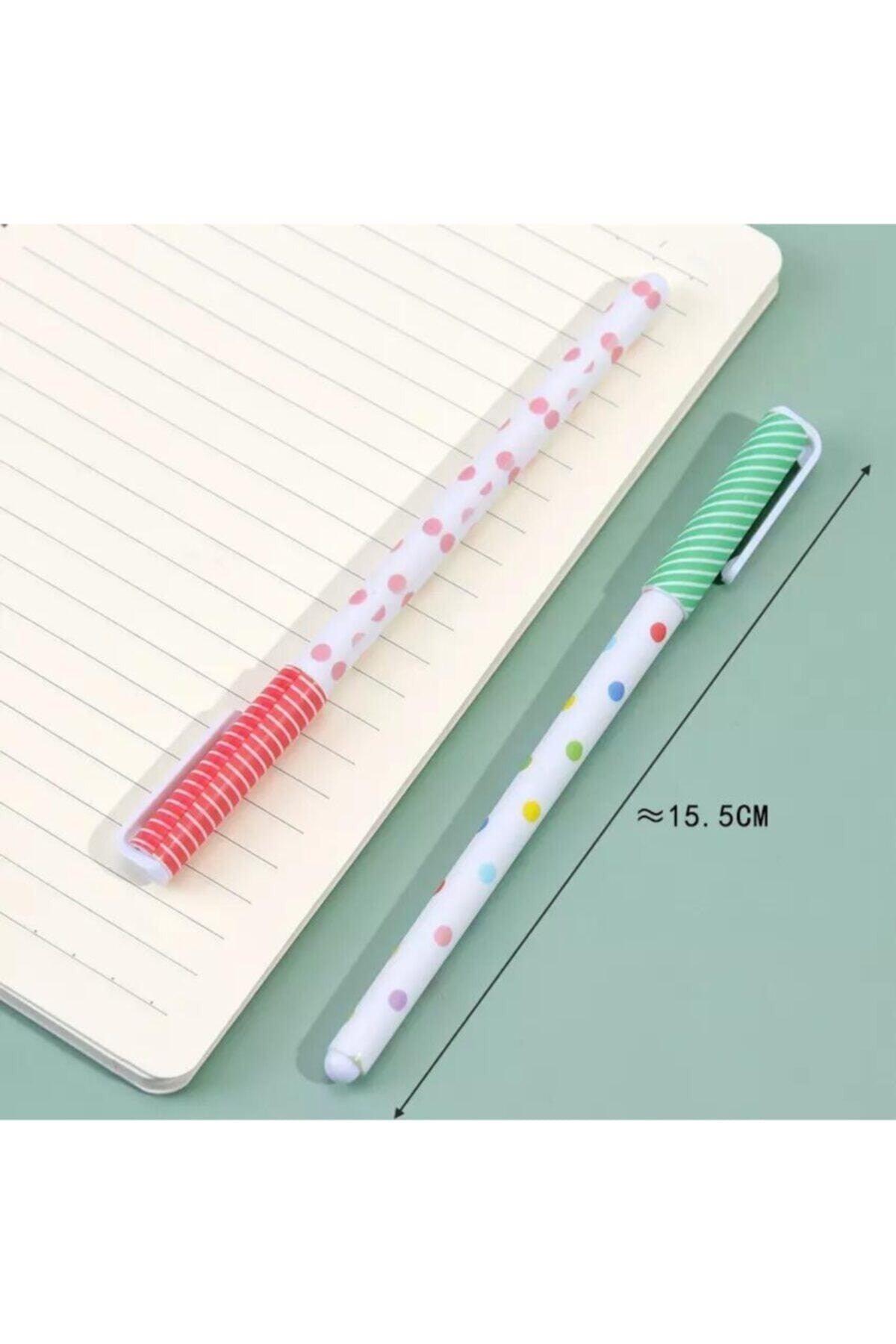 Polka Dot Colored Pencil Set 6 Gel