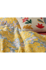 Buttercup Cotton Double Duvet Cover Set 200x220 Cm Yellow - Swordslife