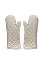 Large Size White Fireproof Oven Gloves 1 Pair - Swordslife