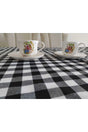 Large Square Patterned Gingham Table Cloth Table Cloth Nostalgia - Swordslife