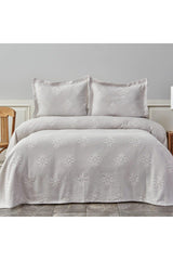 Ice Gray Double Bedspread Set - Swordslife