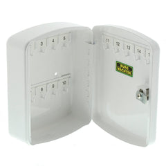 BW / Key Cabinet / KB15W Key Box / 15 Hooks / White - Swordslife