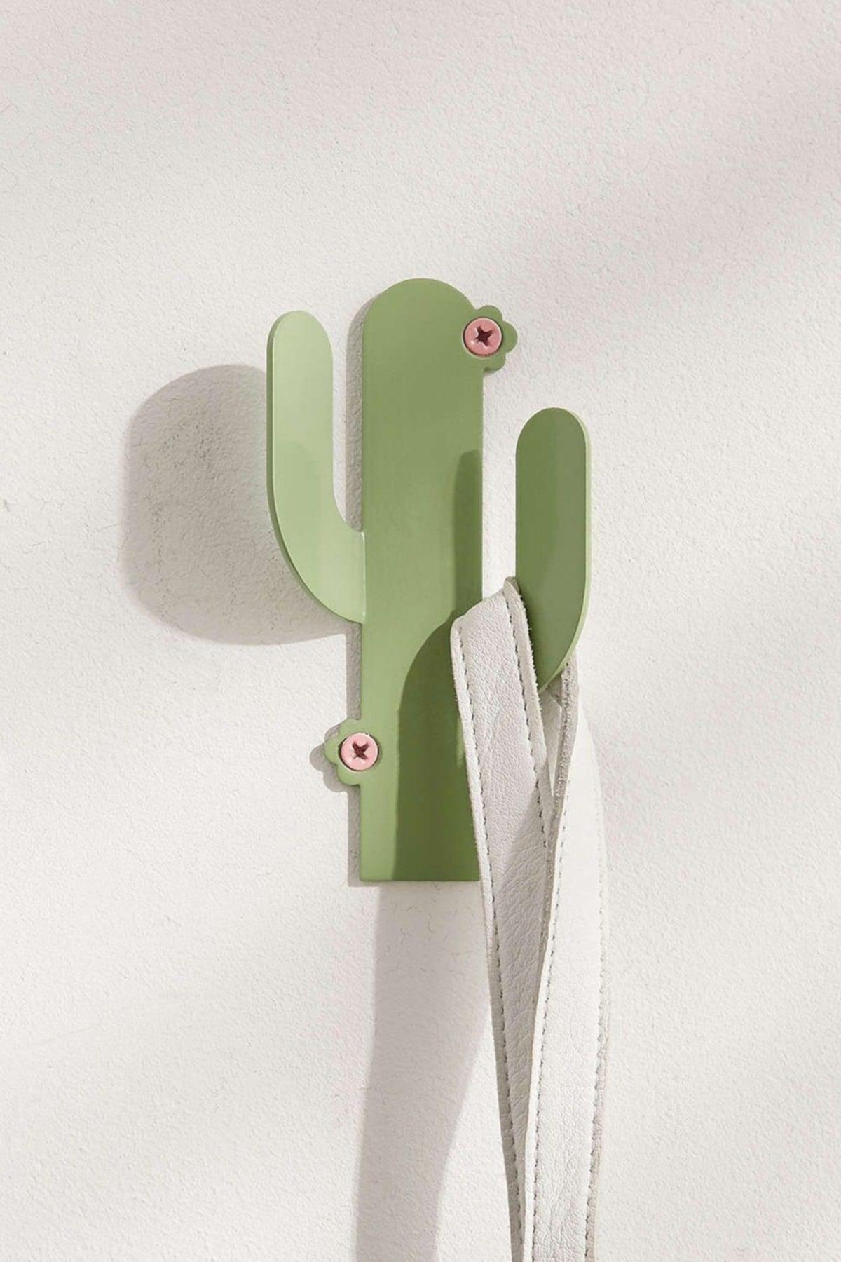 Cactus Patterned Metal Hanger - Decorative Metal Clothes Hanger - Swordslife