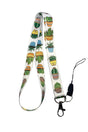 Cactus Pattern Neck Lanyard And Phone Strap