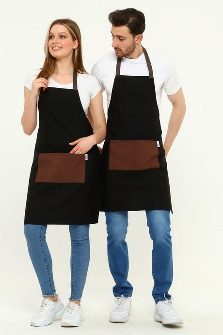 Cafe, Barista, Hairdresser, Kitchen, Chef, Painter And Florist Aprons Stain Resistant Black Apron - Swordslife