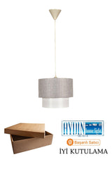 Pastry Gray Small Single Pendant Chandelier - Swordslife