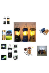 Outdoor Solar Charger And Light Unit For Camping