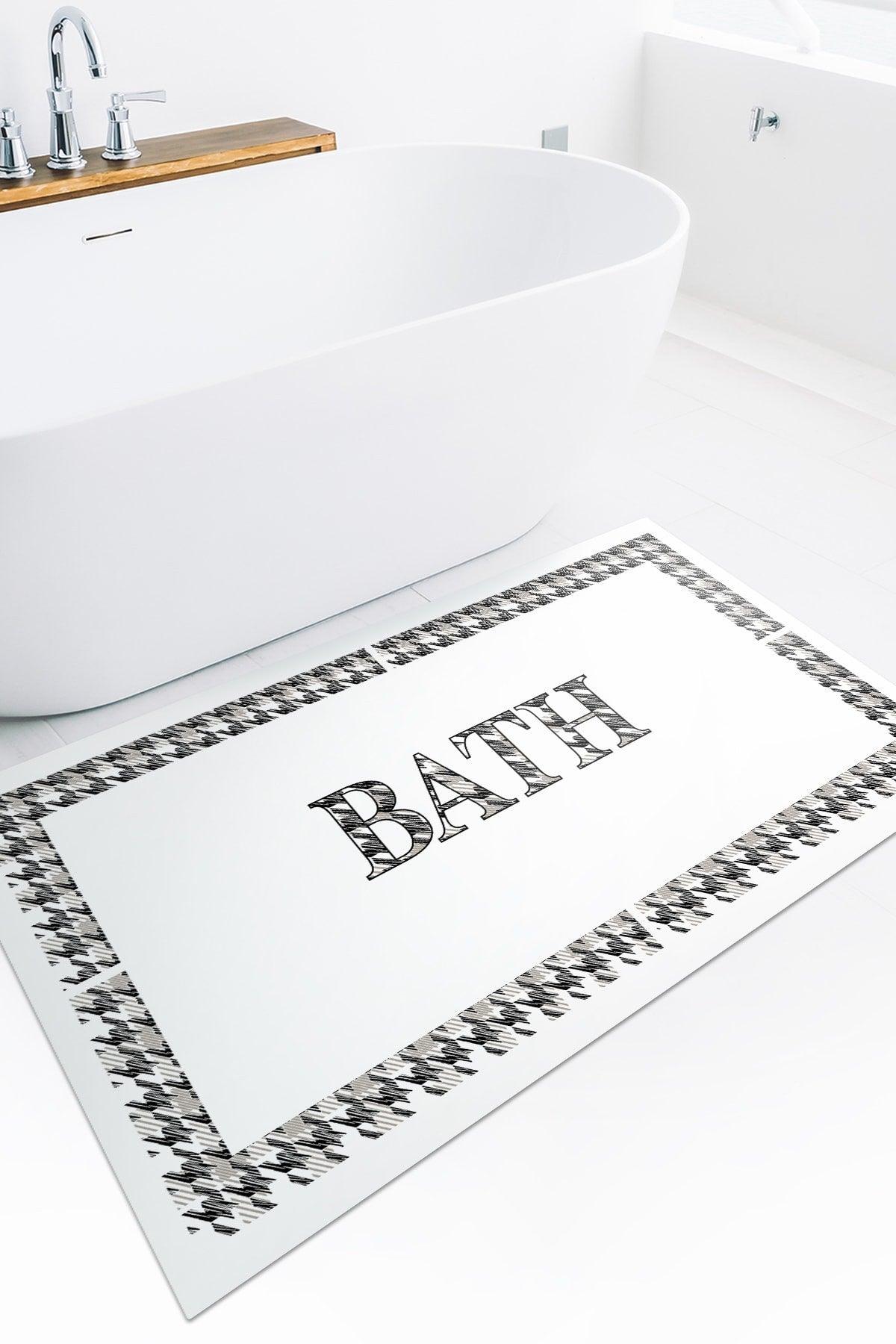 Carnival Crowbar Bath Written 2 Piece Bath Mat Set - Swordslife