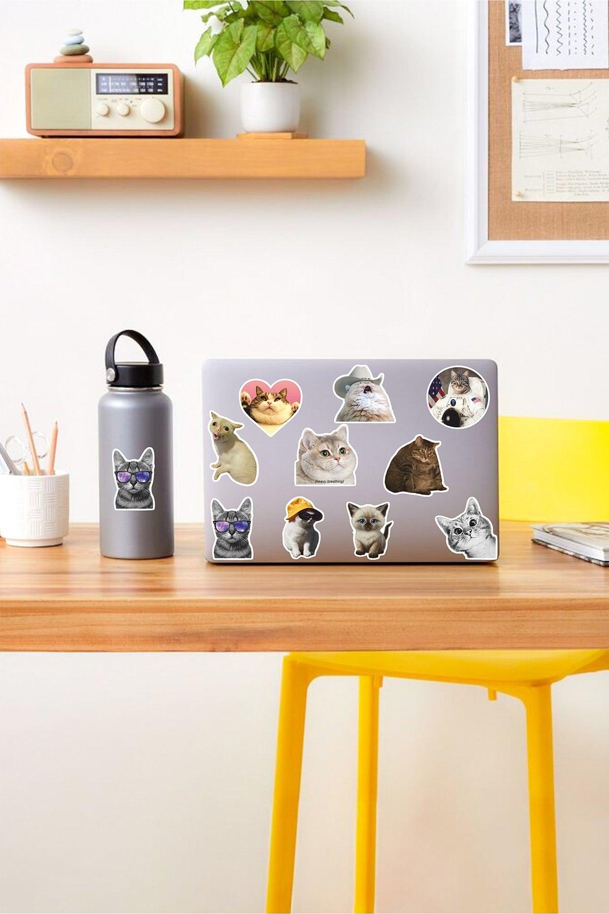 - Cats Themed Laptop Notebook Tablet Sticker