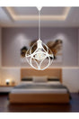 Circle Single White Pendant Chandelier - Swordslife