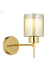 Cemre Gold Wall Lamp Modern Bedroom-Bed Head Design Wall Sconce - Swordslife