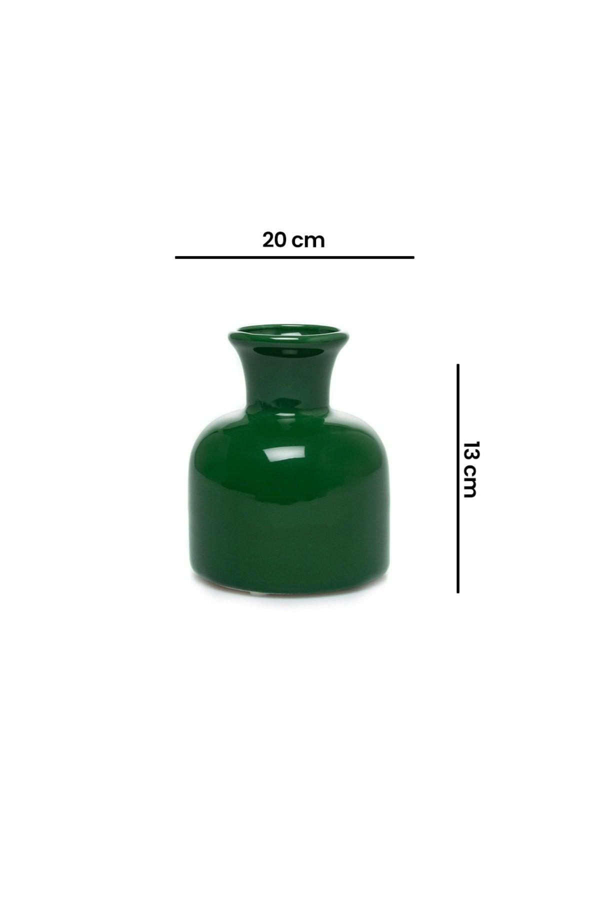 Ceramic Stopper Vase - Green - Swordslife