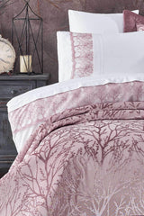 Dowry Package 10 Pieces Bedspread Duvet Cover Set Blanket Spring Rose Dry - Swordslife