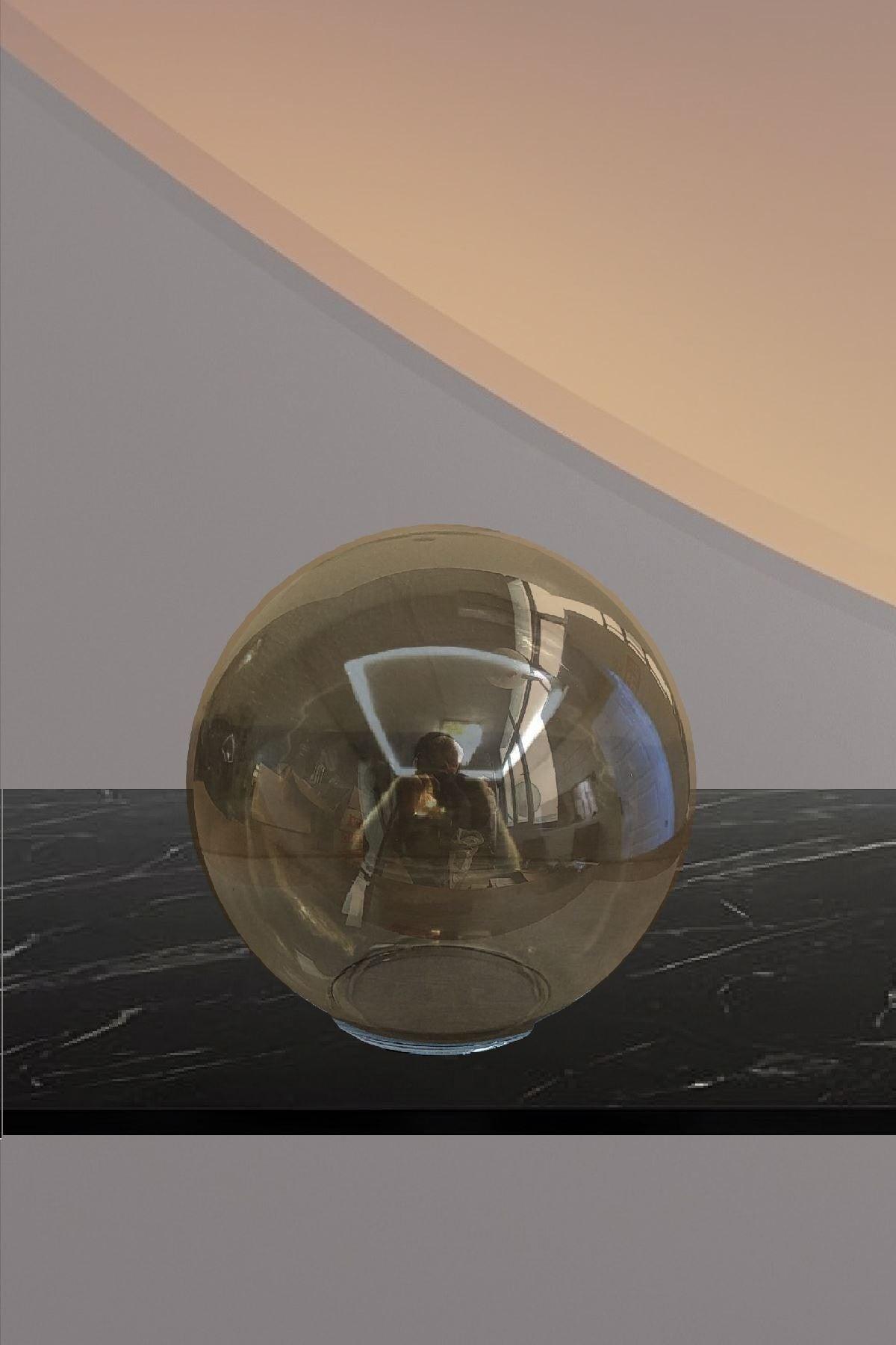 Chandelier-pendant-lamp 15cm Glass Bell (honey color) - Swordslife