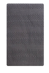 Charm Bold Anthracite Double Knitted Blanket - Swordslife