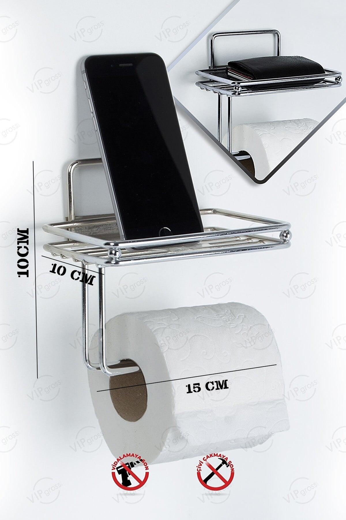 Chrome Backed Toilet Paper Holder Vk714 - M3 - Swordslife