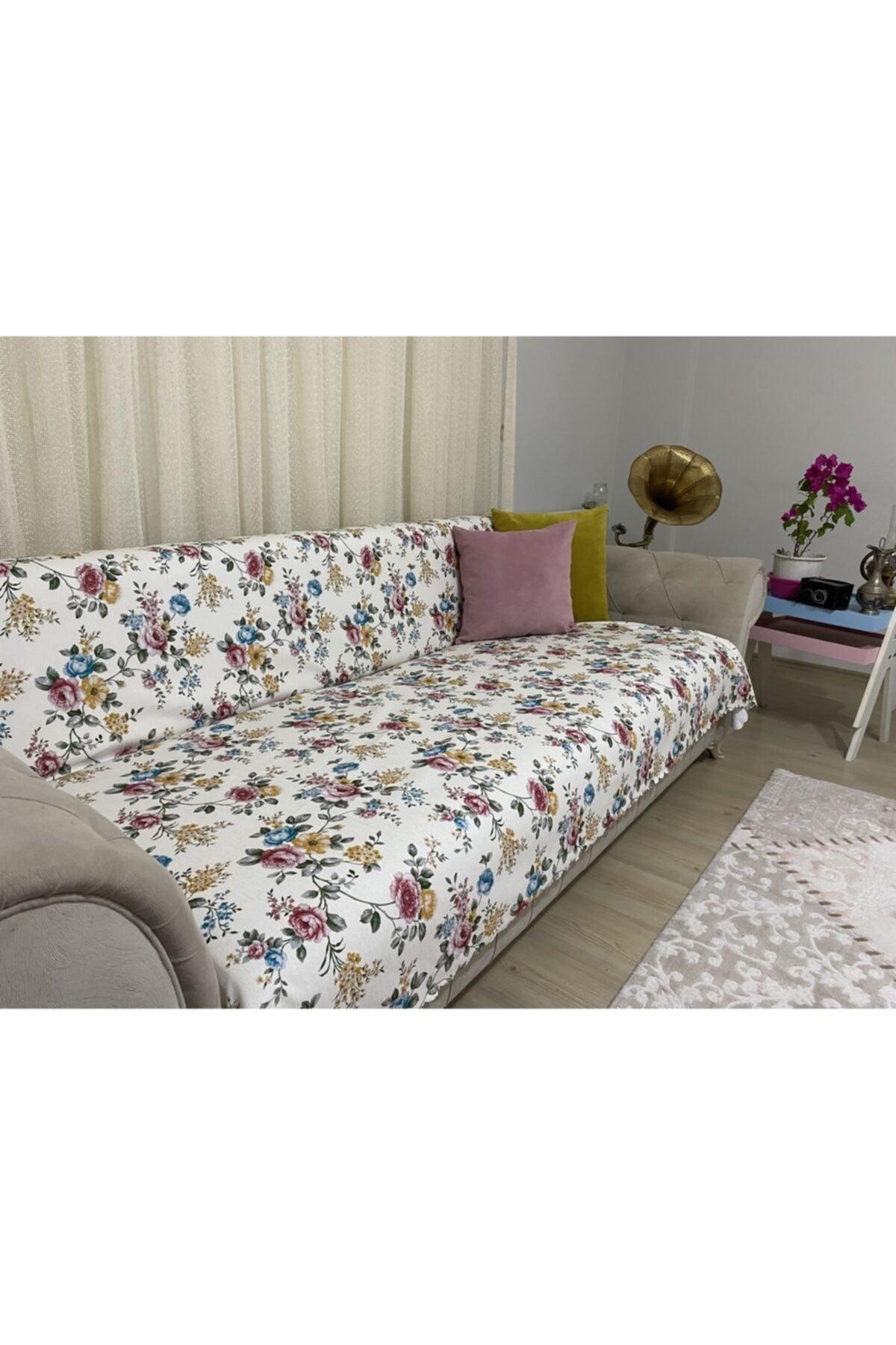 Floral Pattern Sofa Bed Seat Cover - Swordslife