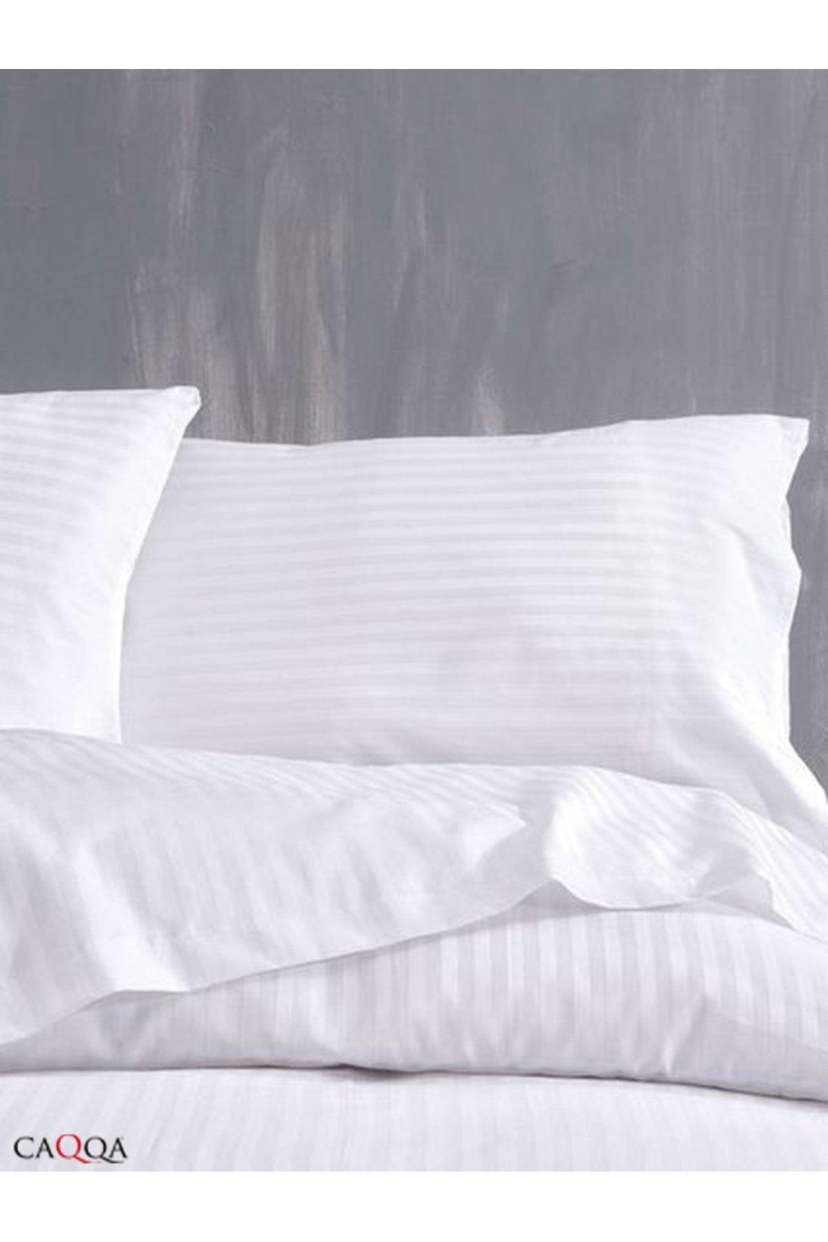 Double Striped Satin Hotel Duvet Cover Set 1 Duvet Cover 2 Pillowcases - Swordslife