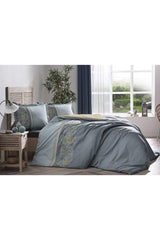 Double Ranforce Duvet Cover Set Brodats Anthracite - Swordslife