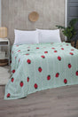 Strawberry Patterned Double Pique Bedspread 200 X 230 - Swordslife