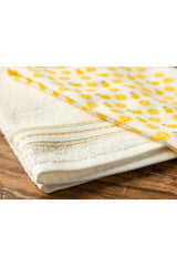 Citron Cotton 2 Pack Drying Towel 30x50 Cm Yellow