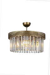 Citrus 4th Tumbled Lux Crystal Stone Chandelier - Swordslife