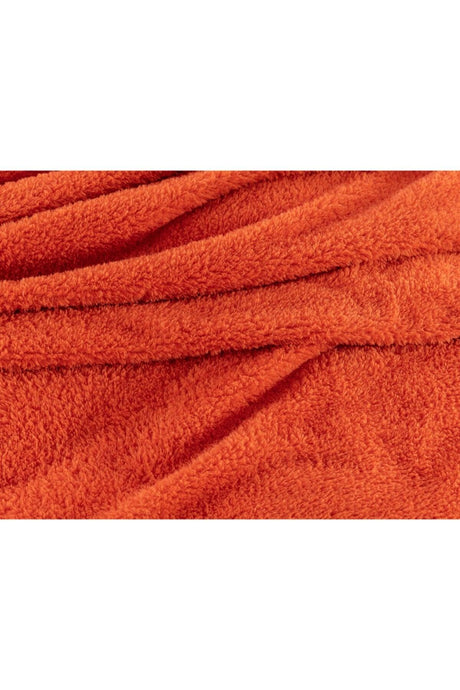 Claire Sherpa Double Plain Blanket - Orange - Swordslife