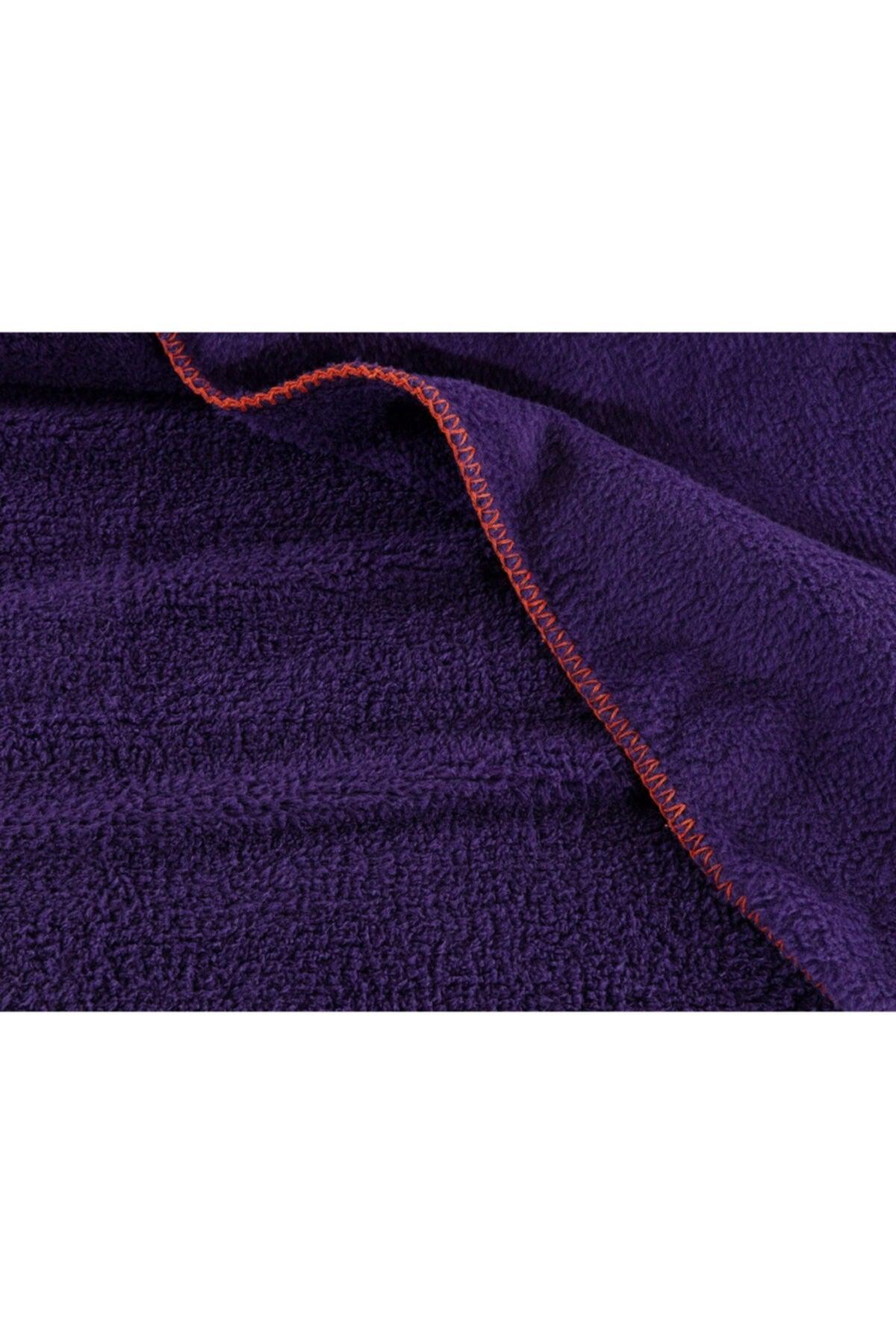 Claire Sherpa Single Plain Blanket Purple - Swordslife