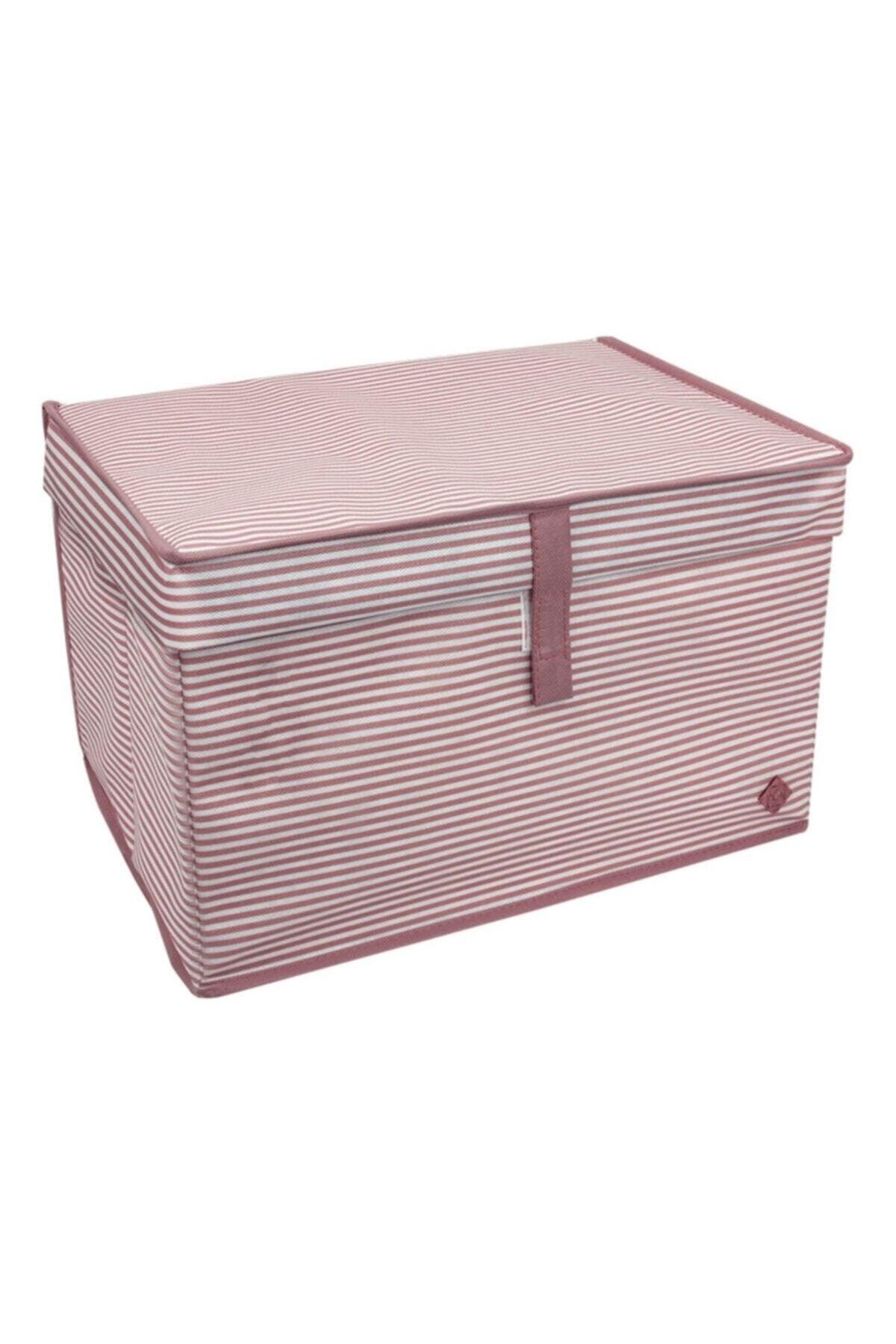 Covered Multi-Purpose Laundry-Storage-Organization Etc-Hurç, Box Mini 40x30x26 - Pink - Swordslife