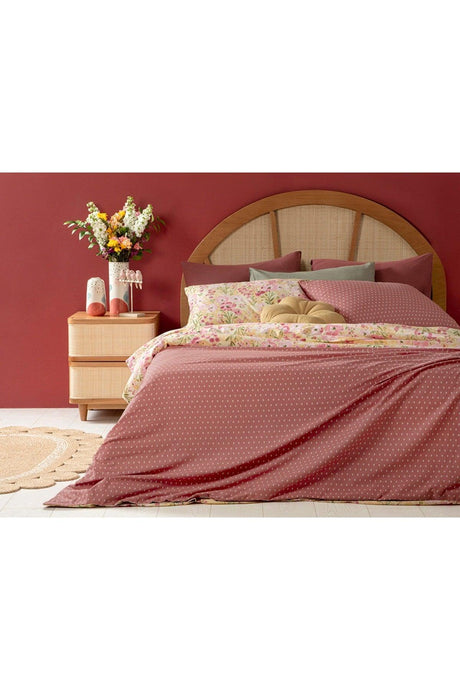 Clarkia Cotton Single Duvet Cover Set