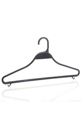 Clothes Hanger Plastic Unbreakable Black 20 pcs - Swordslife