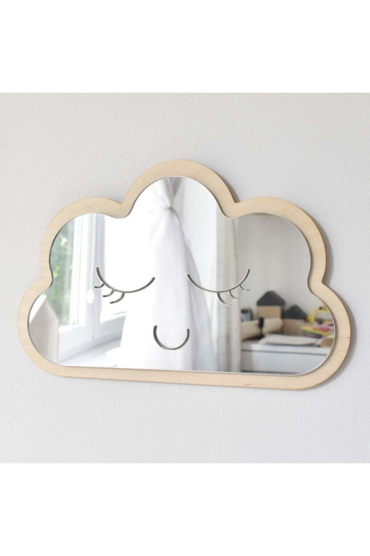 Cloud Mirror Kids Room Mirror decor Safe Unbreakable Smiley Face Mirror - Swordslife