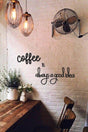 Coffee Is Always A Good Idea Kitchen Decoration Graffiti Painting - Swordslife