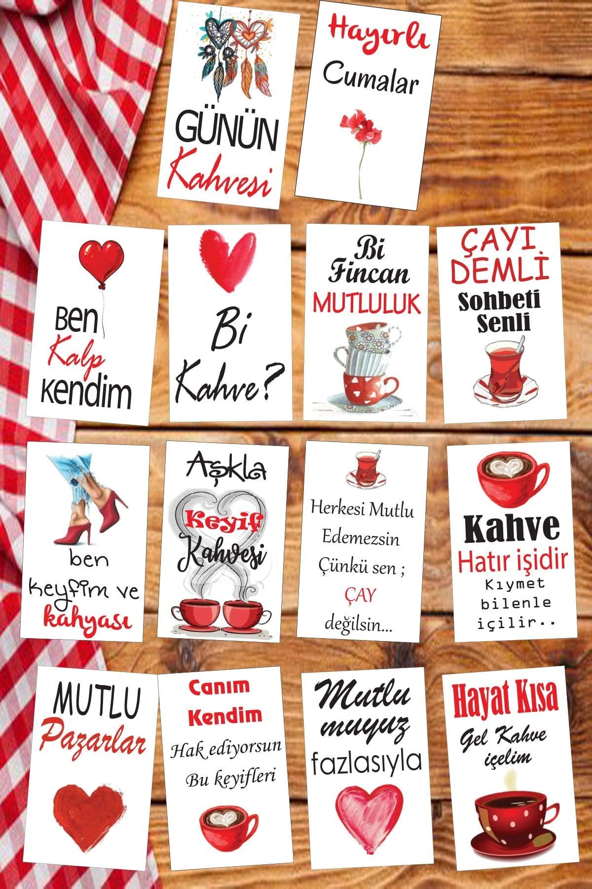 Coffee Motto 14 Pcs Presentation Cards - Swordslife