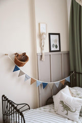 Multi Colored Fabric Pennant Banner Wall Accessory - Swordslife