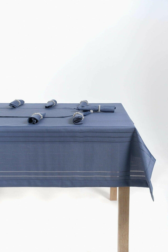 Colber Table Cloth Indigo Food Presentation Set - Swordslife