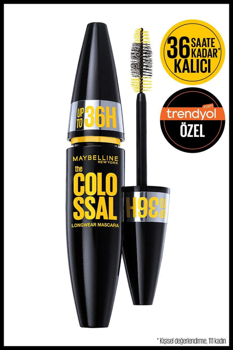 Colossal 36h Waterproof Black Mascara