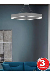 Cometa (Grey Case, Daylight) Led Modern Led Chandelier - Swordslife