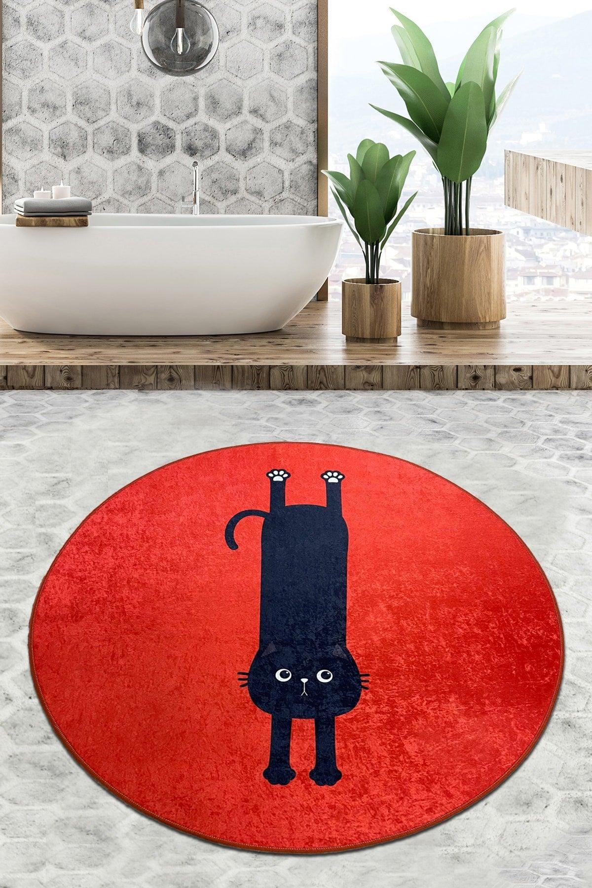 Comfort Diameter Bathroom Carpet Djt 100x100 cm