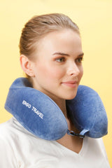 Comfort Orthopedic Travel Pillow Visco Neck Pillow - Blue - Swordslife