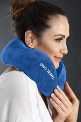 Comfort Orthopedic Travel Pillow Visco Neck Pillow - Blue - Swordslife