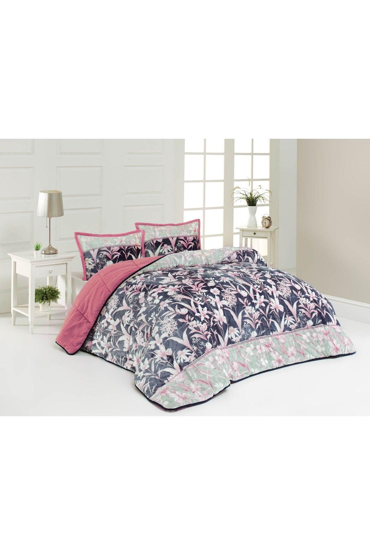 Comforter Double Quilt Set Dried Çiğdem Rose - Swordslife